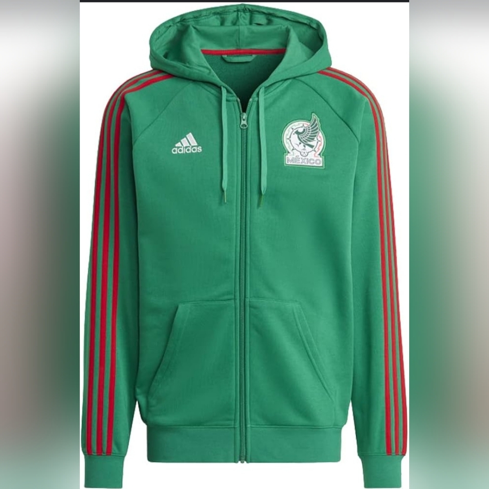Adidas Mens Mexico DNA Full Zip Hoodie - 2XL BRAND NEW